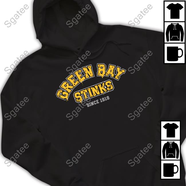 Sotastick Green Bay Stinks Since 1919 T Shirt John Randle