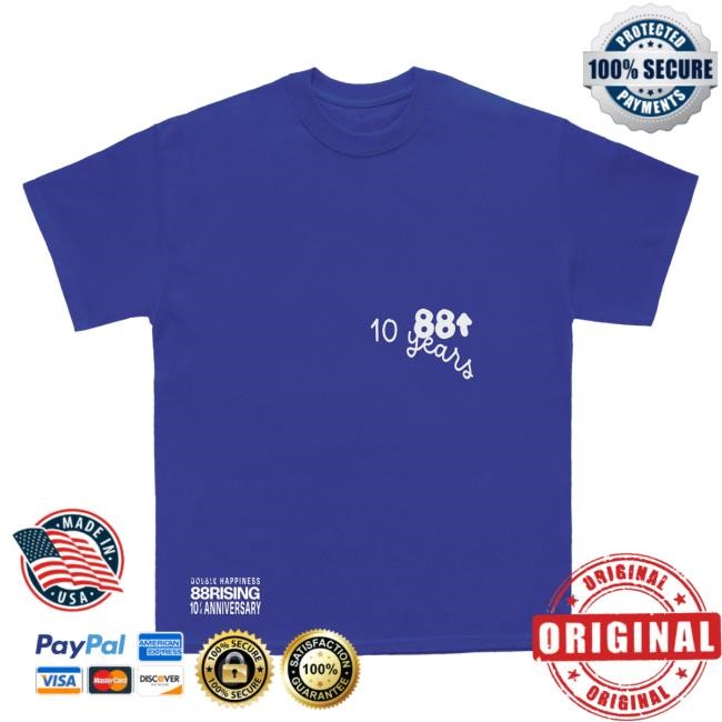 Official Head In The Clouds Festival HITC Blue Tees x 88rising