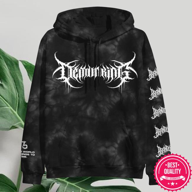 Official Brand Of Sacrifice Merch Demon King Black Cloud Dye Popover Hoodie