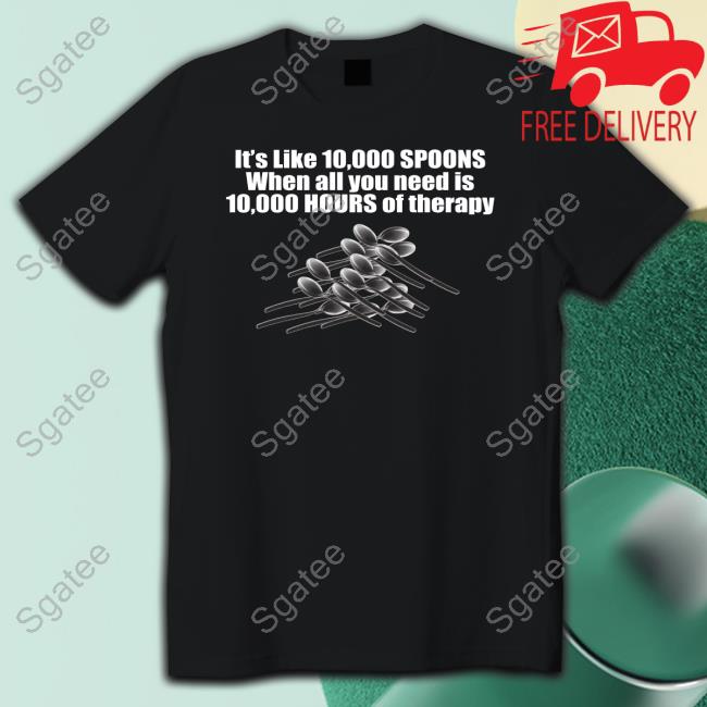 10,000 Spoons Limited Edition Black Tee