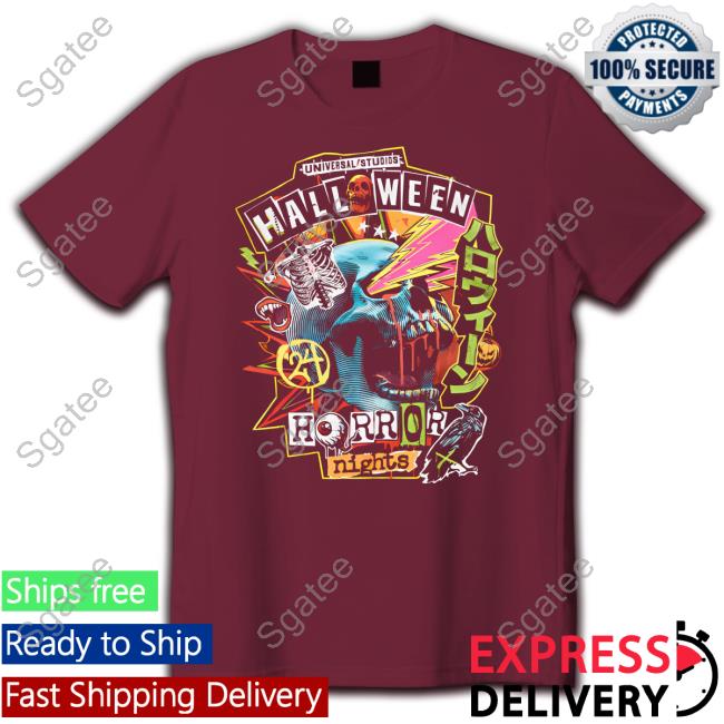 Official Universal Orlando Halloween Horror Nights 2024 Atomic Goth Punk Shirt