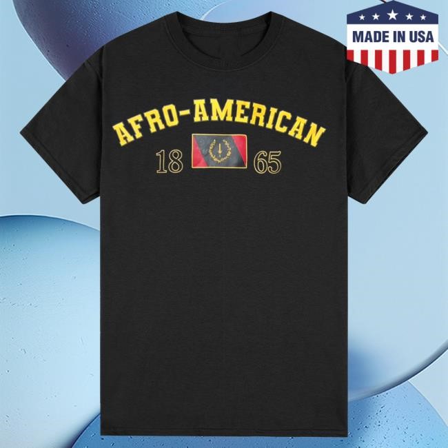 African-American Heritage Flag Shirt - Black
