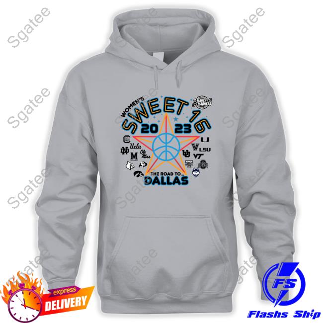 Official Ncaa Blue 84 2023 Women's Basketball Tournament March Madness Sweet 16 Shirt