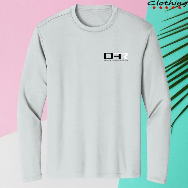Denny Hamlin Aluminium Grey Mist Upf 50+ Lightweight Long Sleeve T-Shirts Official DH Merch Store