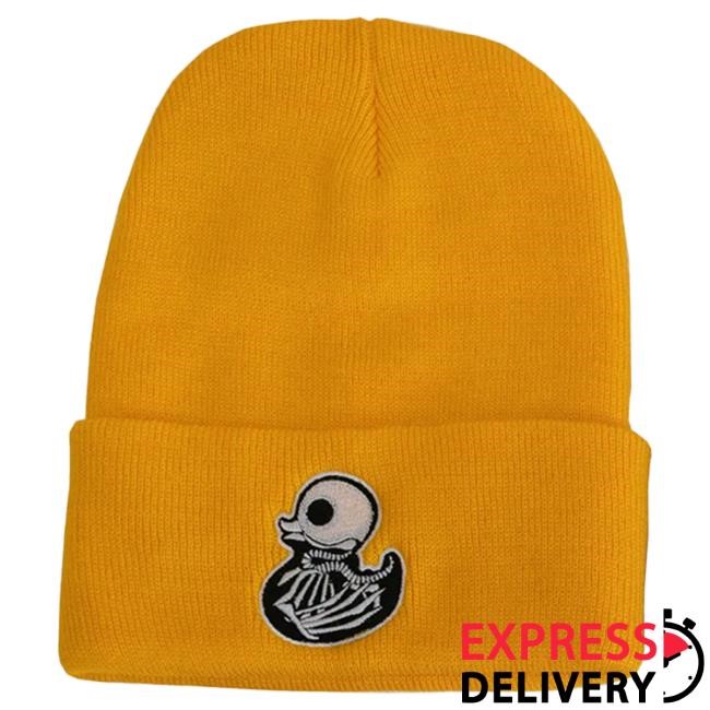 Official Fear Club Merch Store Shop Fear Gear Skelie Duckie - Black - Beanie FearGear