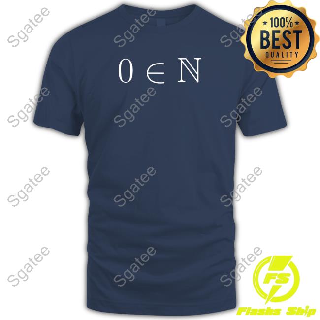 Zero Is A Natural Number Shirts Anthony Bonato