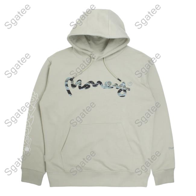 Official Money Clothing Woodland Camo Fill Pullover Sweatshirt Gray
