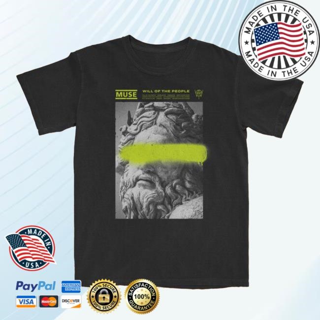Official Muse Clothing Store Will Of The People Defaced New Tee | Muse