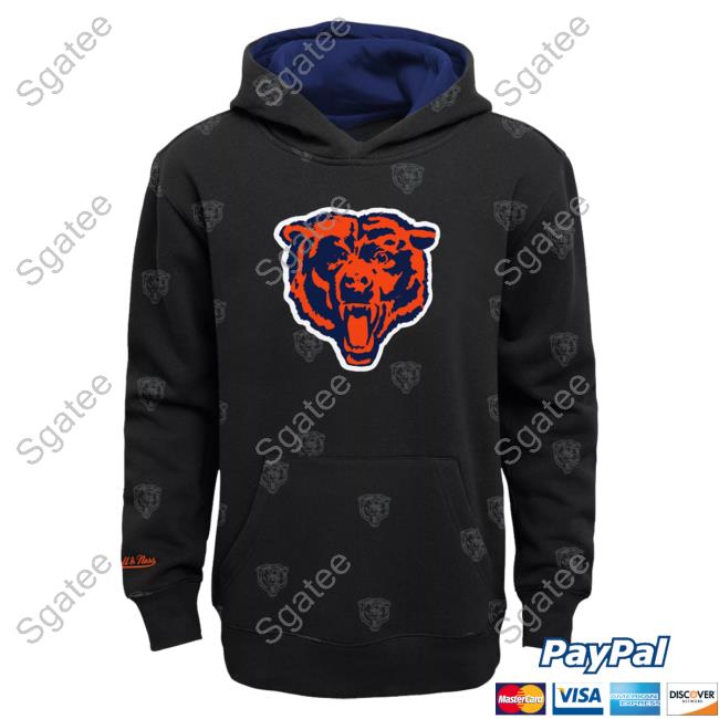 Official Dick's Sporting Goods Clothing Shop Store Mitchell & Ness Chicago Bears All Over Print Black Sweater 3D AOP Dickssportinggoods Merch