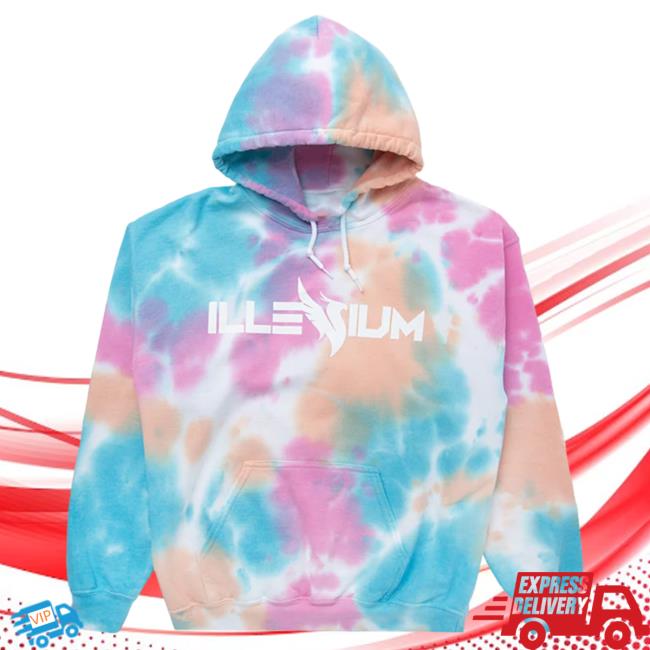 Official Illenium Merch Store Illenium Logo Pastel Tie Dye Sweater Illenium Shop