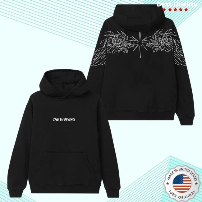 Cozy Crowd Essential The Warning Angel Wings Hoodie | Cold Layer Cozy Crowd Essential The Warning Angel Wings Hoodie | Cold Layer