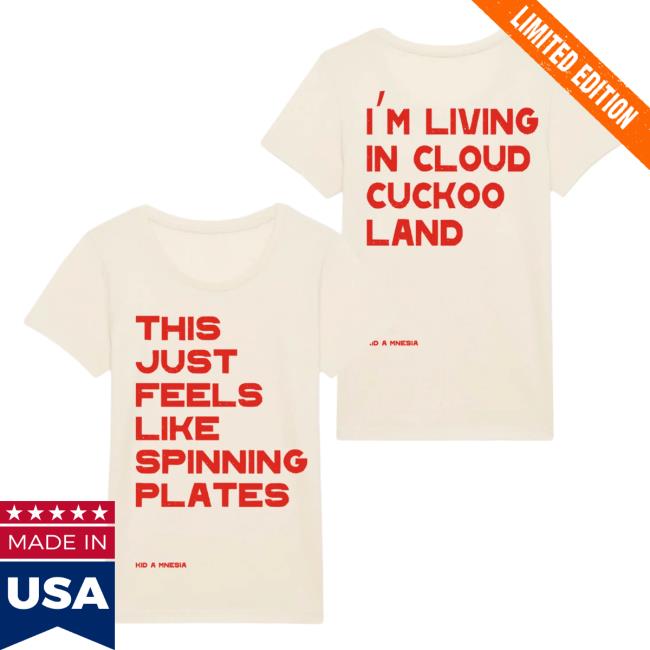 Official Radiohead News Merch Store Kid A Mnesia This Just Feels Like Spinning Plates Natural Female Fit Tees Radio Head Shop