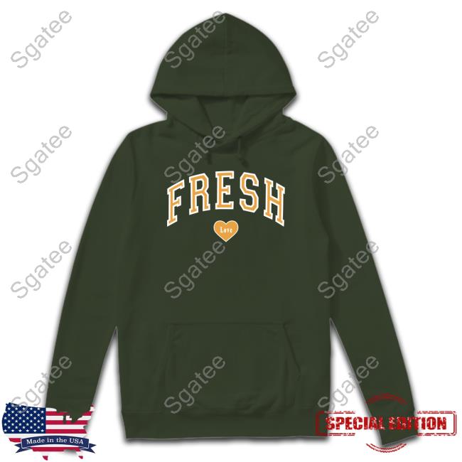 Fresh Love Varsity Green Sweatshirt