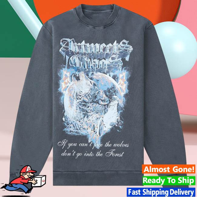 Official Capsule Clothing Store Art Meets Chaos Dawn Of Chaos Pullover Sweatshirt | Dark Shadow Capsule Nyc