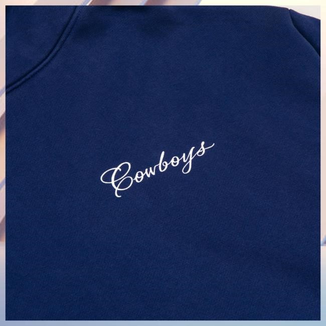 Unisex Dallas Cowboys Born x Raised Navy Fine Line Hoodies NFL Shop Store