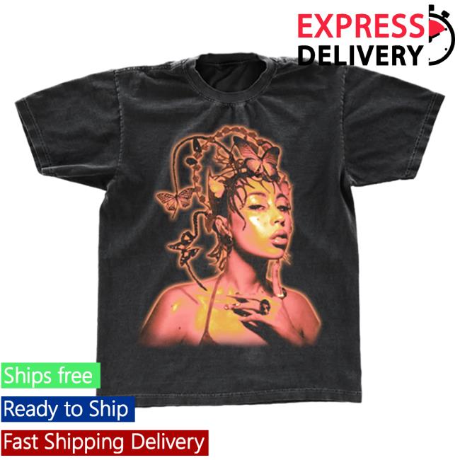 Official Kali Uchis Merch Store Rmiv West Coast Tour Black Popover Shirt Kaliuchis Clothing Shop