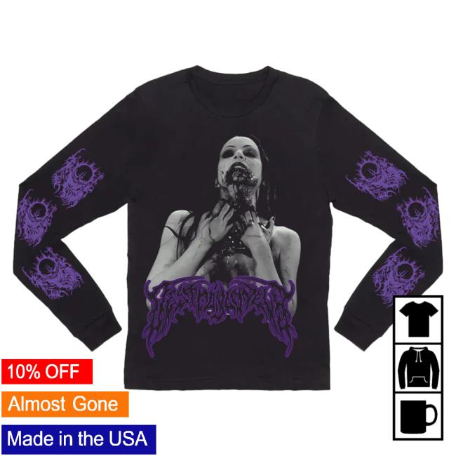 Official Destroy Lonely Merch Store Destroy Lonely Bloody Neck Long Sleeve Tee Shirt Destroy Lonely Clothing Shop DestroyLonely