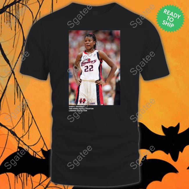 Sheryl Swoopes 1999 Wnba Finals Houston Legends Collection Tee Shirt