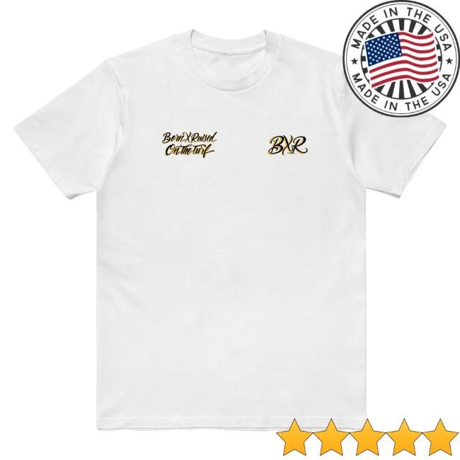 Official Born X Raised Merch Store Shop Airbrushed LA New Shirt: White BornxRaised