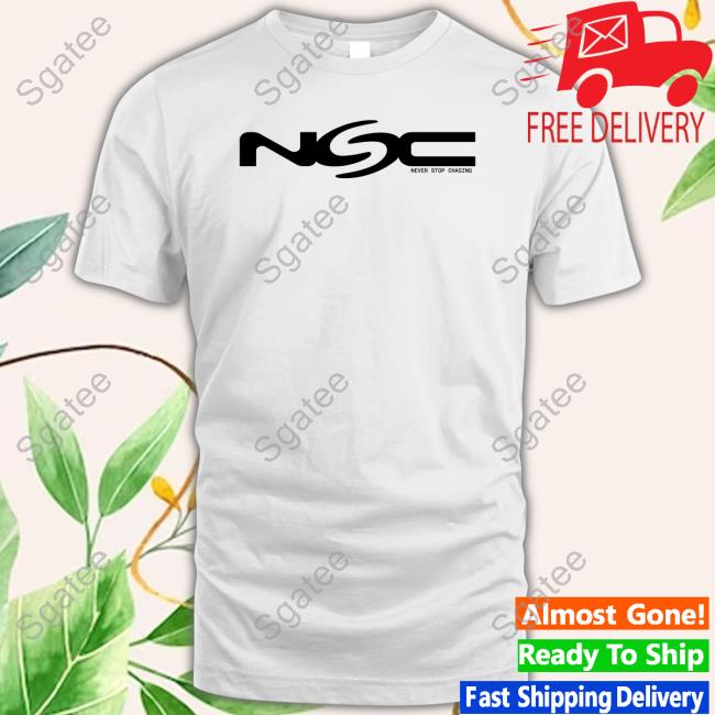 Official Nsc Bold Never Stop Chasing White Hoodie