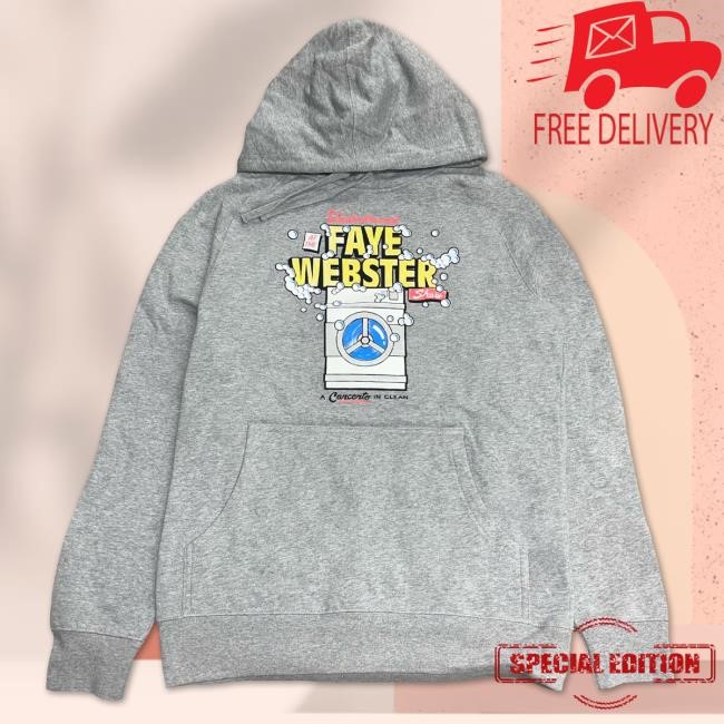 Official Faye Webster Merch Faye Webster Laundrette Crewneck Sweatshirt