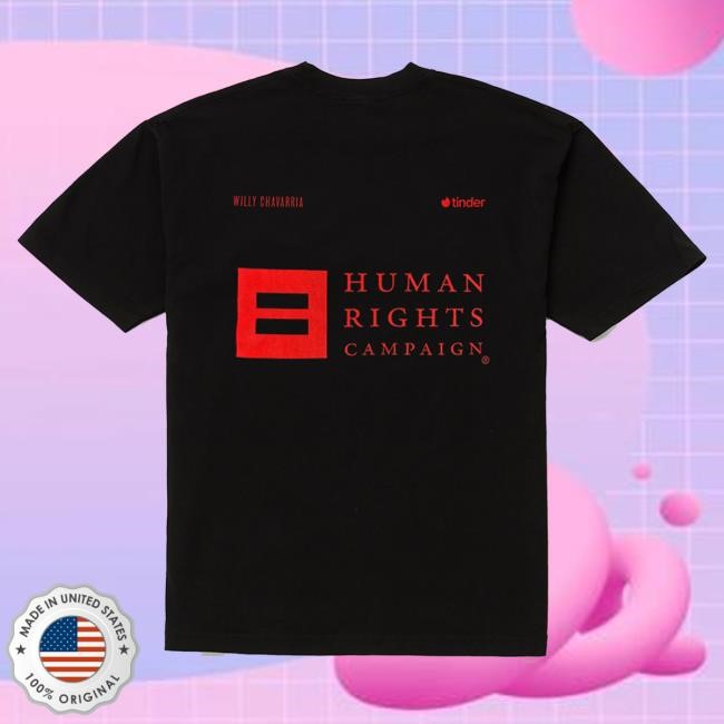 Official Willy Chavarria X Tinder Hot Shirt Black
