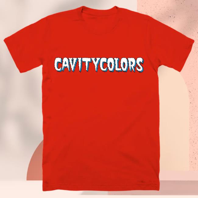 Official Cavity Colors Cavity Creep - Shirts (Retro Red)