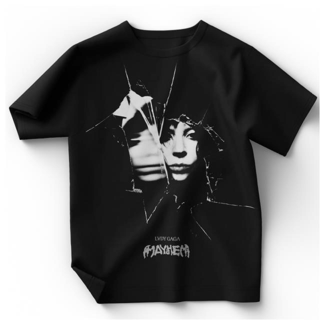 Shattered Photo Shirt Lady Gaga Merch Shop