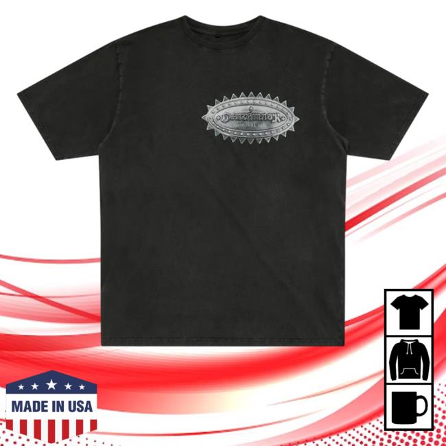 Official Dover Street Market Deathmask Merchandise Original Sin Badge Logo T-Shirt