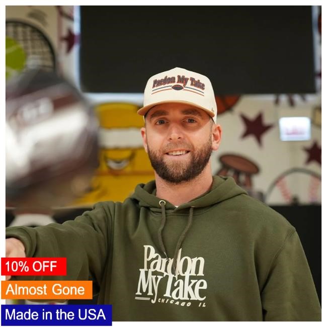 Barstoolsports Pardon My Take Premium Hoodie Sweatshirt