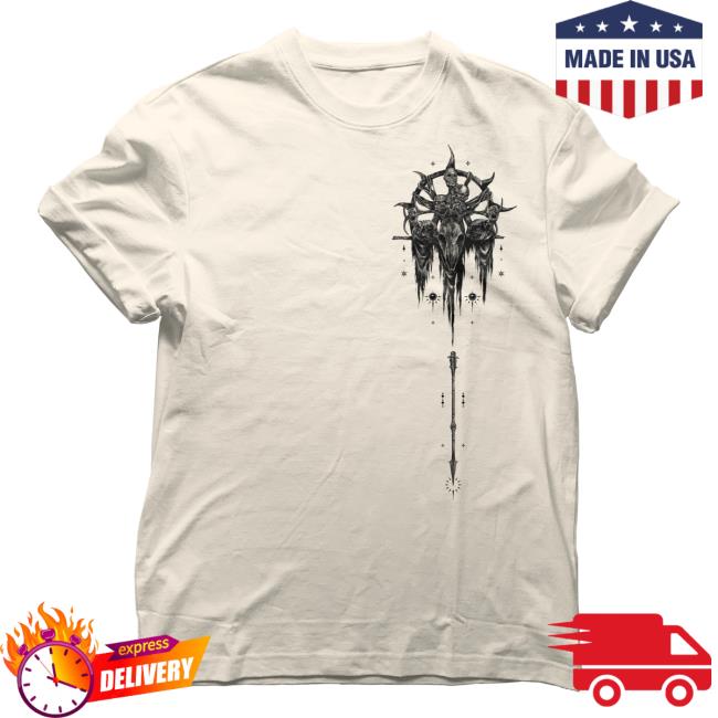 Official Svdden Death Merch The Summoning 2023 Accursed Helm Off White New Shirt Svddendeath