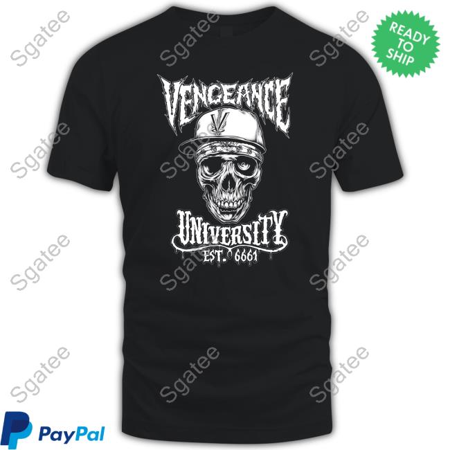 Vengeance University Est 6661 Zombie Long Sleeve T Shirt