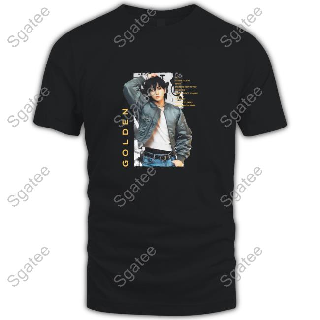 JUNGKOOK’s Golden Long Sleeve Tshirt