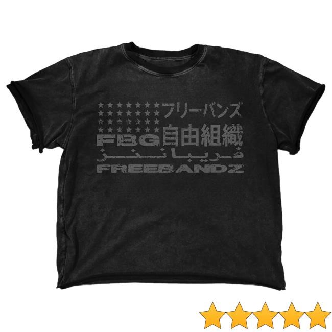Fbg Multilingual Shirt : Black Freebandz Official