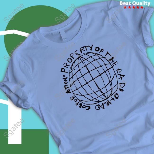 Radiohead Merch Property Of The Radiohead Corporation Long Sleeve T Shirt Wardrobe Wasteheadquarters