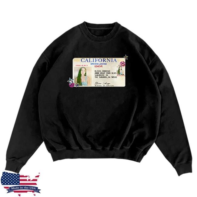 Drivers License 5 Year Anniversary Pullover Sweatshirt | Olivia Rodrigo Official | Pop Artist Fan Gear