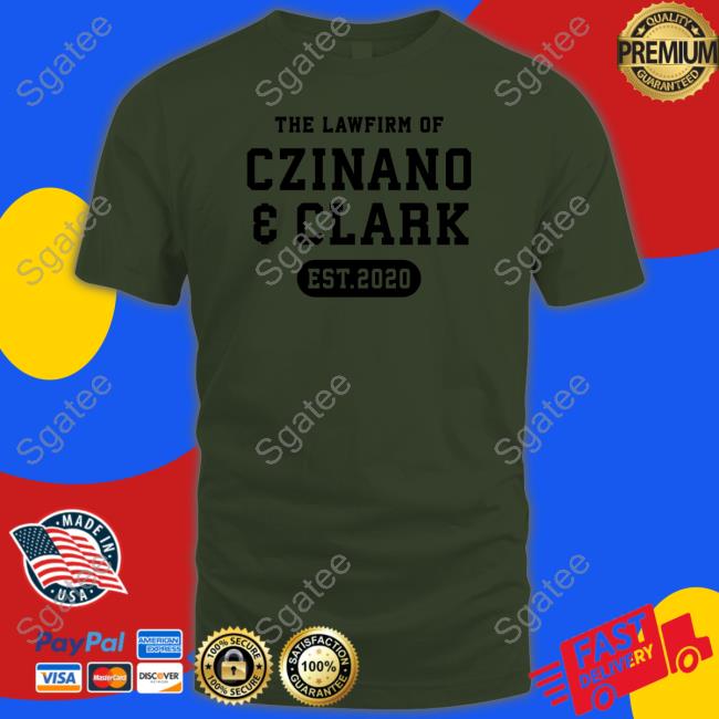 The Lawfirm Of Czinano And Clark Est 2020 Crewneck Sweatshirt