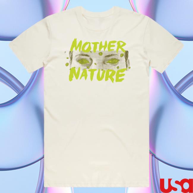 Official Super Yaki Shop Super Yaki & Mother Nature Present: Eyes Shirt Natural