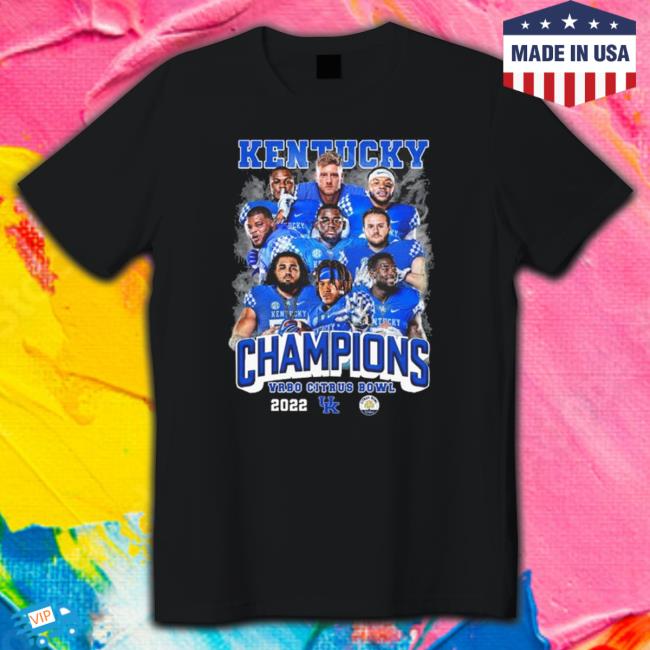Kentucky Wildcats Champions Vrbo Citrus Bowl 2022 Long Sleeve Shirt
