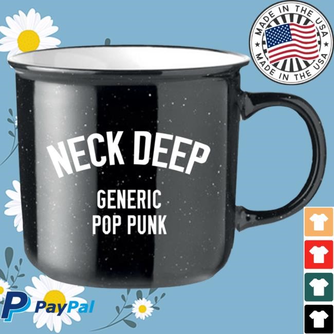 Official Neck Deep Merch Store NeckDeep Generic Pop Punk Mug – Black