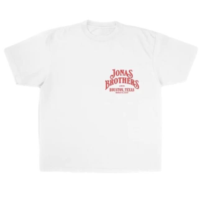 Jonas Brothers Official Merch Shop Houston Rodeo Texas State T Shirt