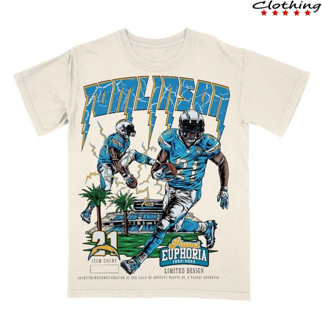 Planet Euphoria LaDainian "LT" Tomlinson #/500 T Shirt