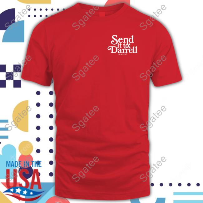 Lala Kent Merchandise Send It To Darrell Red Crewneck Sweatshirt