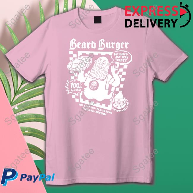 The Yetee Shop Toasty Buns Beard Burger Hoodie By Demonigote Wario64