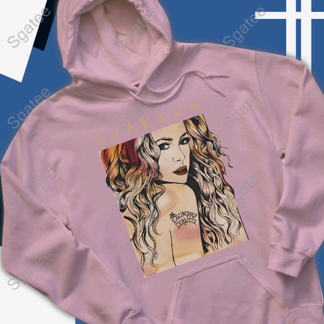Official Shakira Merch Store laundry Service Illustrated T Shirt Laundry Service Illustrated New Shirt