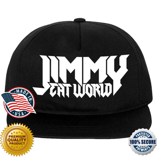 Official Jimmy Eat World Merch Something Loud Logo Snapback Hat (Black)