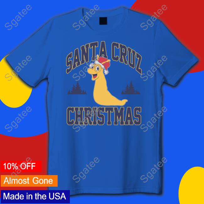 Barstool U Santa Cruz Christmas Crewneck Sweatshirt Barstoolsports