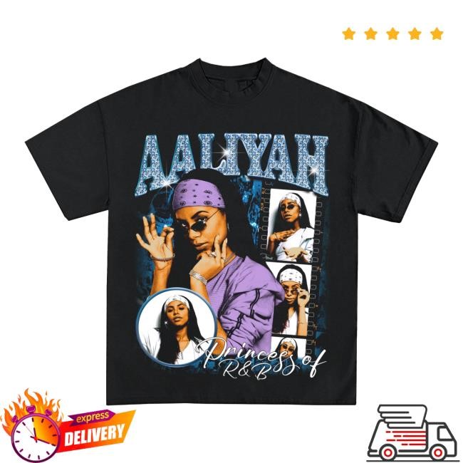 Aaliyah Princess Of R&B Graphic Tshirt