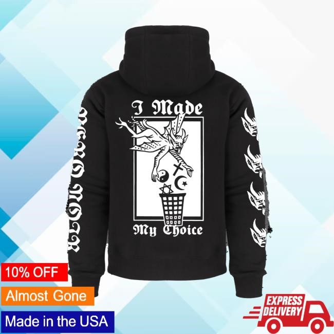 NeroNoir - I Made My Choice Zipper Hoodie Behemoth Merch