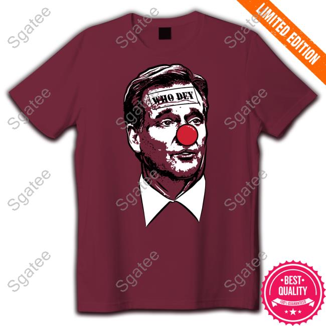 Who Dey Cin Clown Shirt Orange